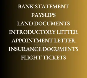 Documents For Visa Application