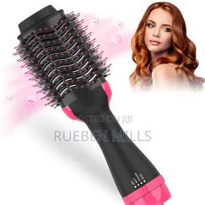 3 In 1 Blow Dryer Brush Comb Hot Air Hair Straightener