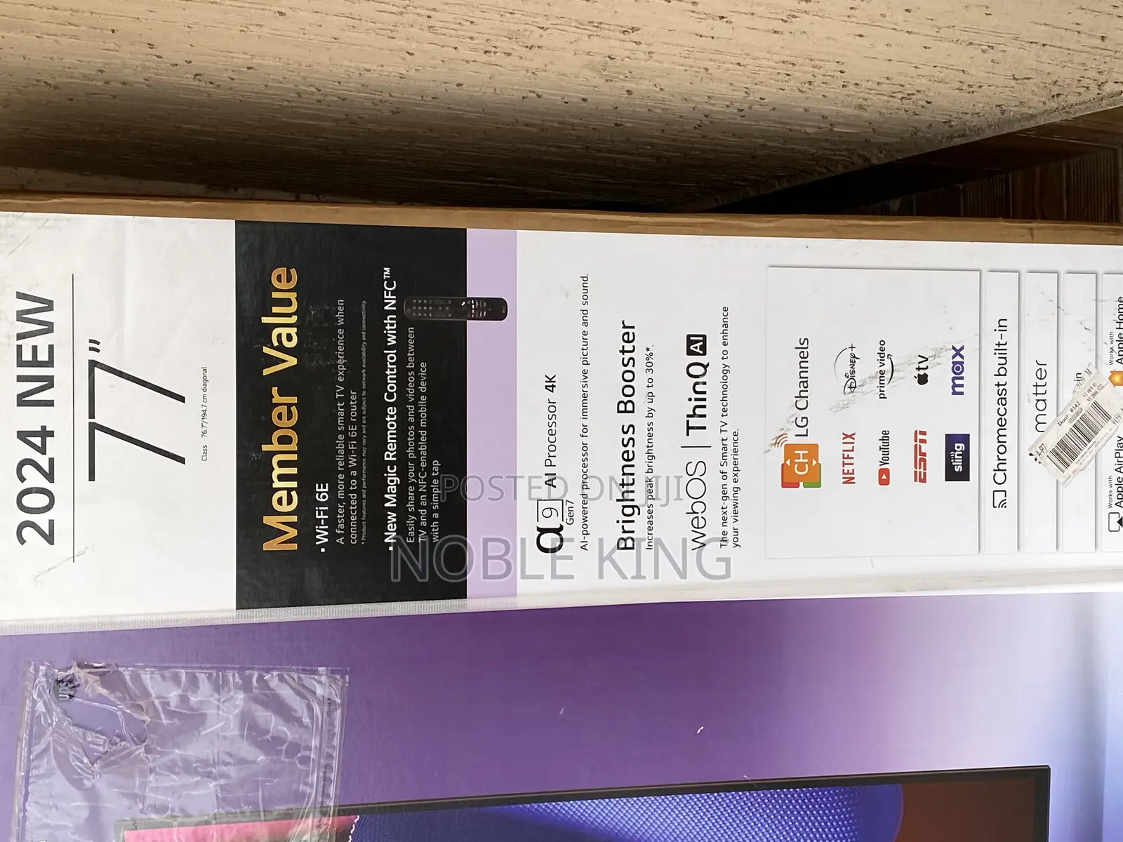 2024 LG OLED Evo C4 77”