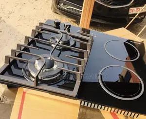 Order Kenwood 2 Gas Hobs 2 Electric Black Glass 60cm