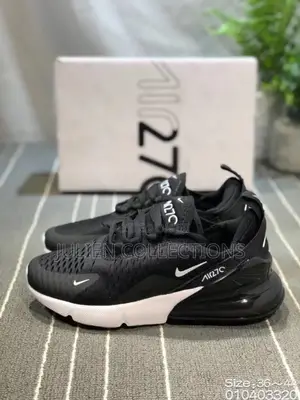 Nike Air Max 270 Black and White Smooth