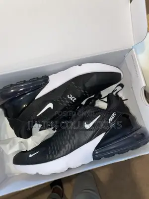 Nike Air Max 270 Black and White Smooth