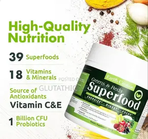 Earth Creation Greens Reds + Brain Boost Superfoods