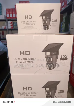 Dual Lens Solar PTZ Camera