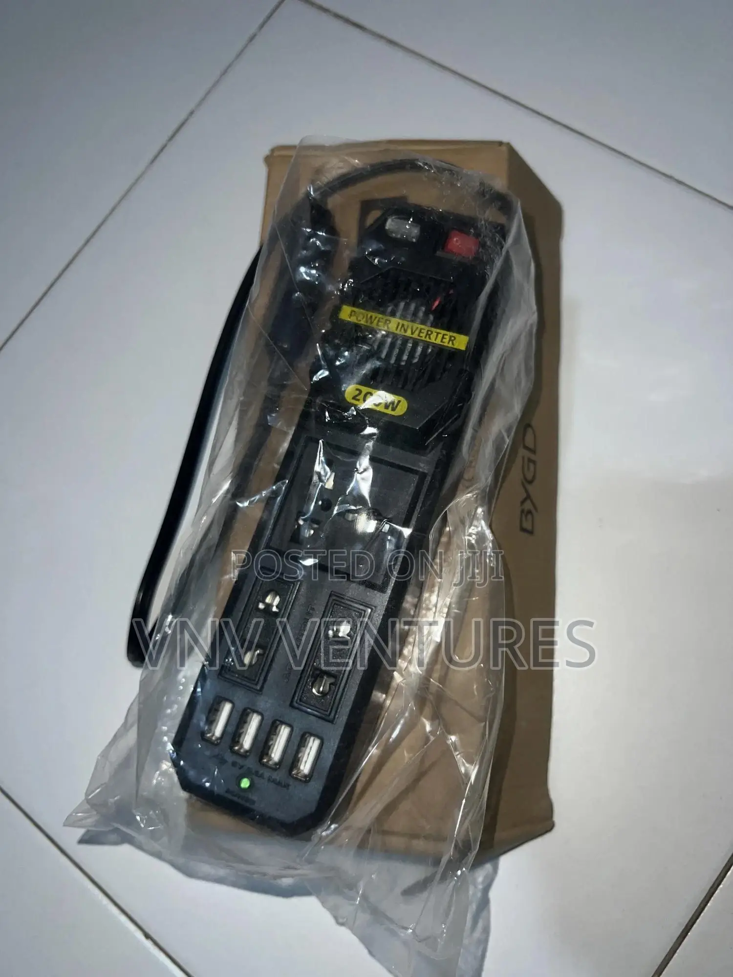 Car Power Inverter AC 12v to 220v - 200w