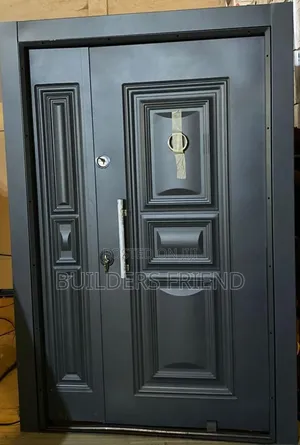 Gray Turkish One Half Heavy Security Door Complete