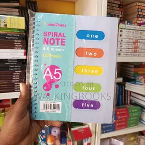 Spiral Notebook 5 Subjects