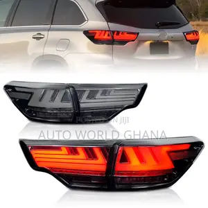 Toyota Highlander Smoke Led Tail Light 2016-2019