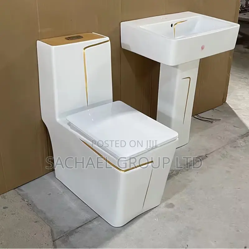 Vanity Water Closet With Pedestal