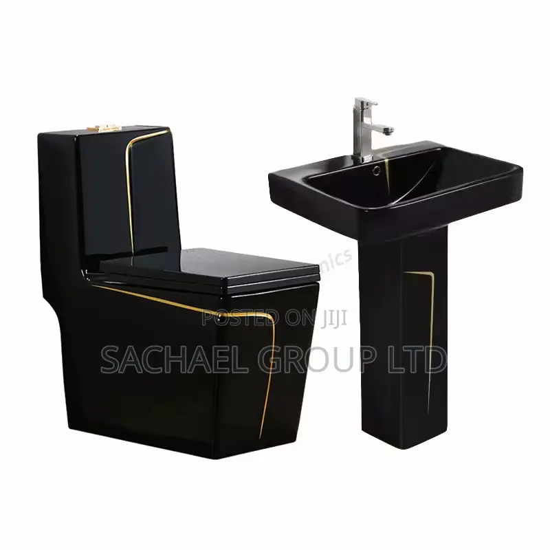 Vanity Water Closet With Pedestal