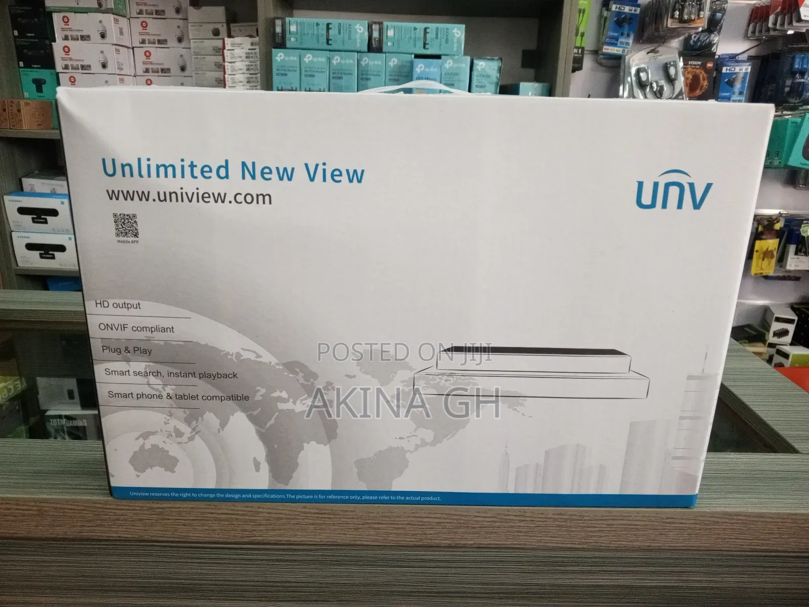 Unv Uniview 8ch Poe NVR 1 HDD Nvr301-08s3-P8