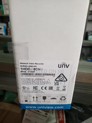 Unv Uniview 8ch Poe NVR 1 HDD Nvr301-08s3-P8