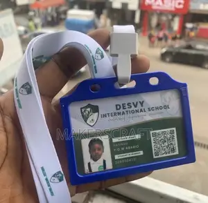PVC ID Card Printing. Holder and Lanyard (Rope)