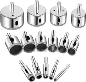 16 PCS of Drill Bit for Making Holes in Tiles and Glass