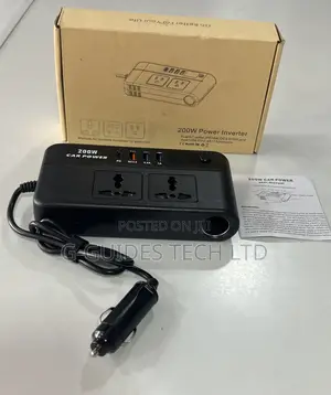 200W Car Power Inverter, Digital Display Car Power Inverter