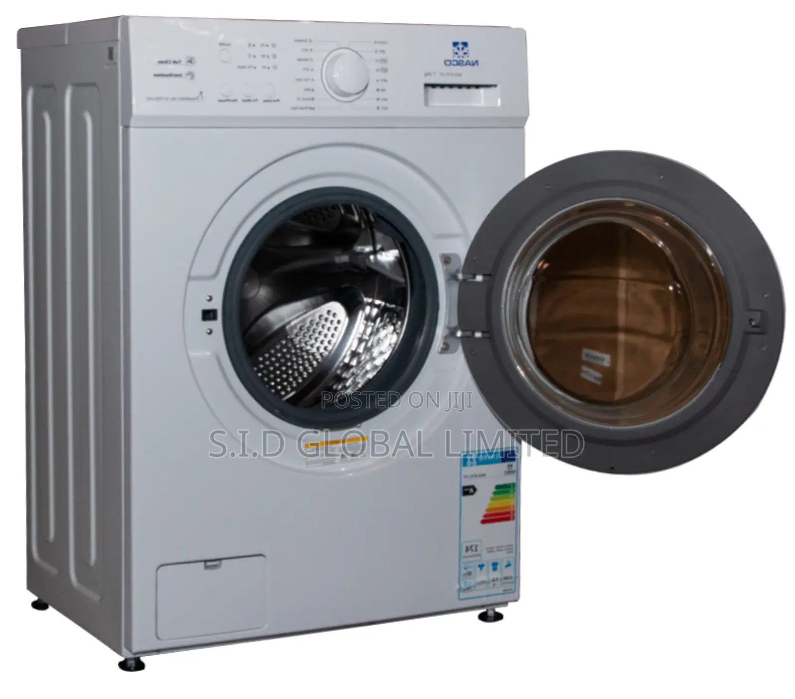 Stay Fresh With NASCO-7KG-FRONT-LOAD-FULL-AUTO-WASHING-MACH