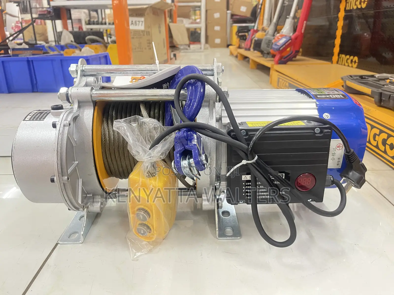 1.5ton Aluminum Shell Elevator 220V Domestic Crane Hoist