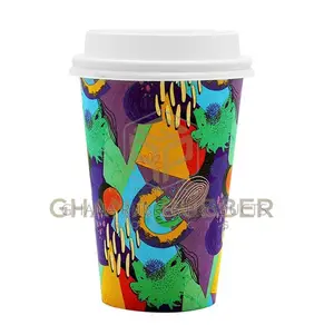 Paper Cups 12oz + Lids (1000pcs)