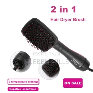 One Step Hair Dryer Brush and Styler Straightener XR-8801
