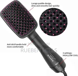 One Step Hair Dryer Brush and Styler Straightener XR-8801
