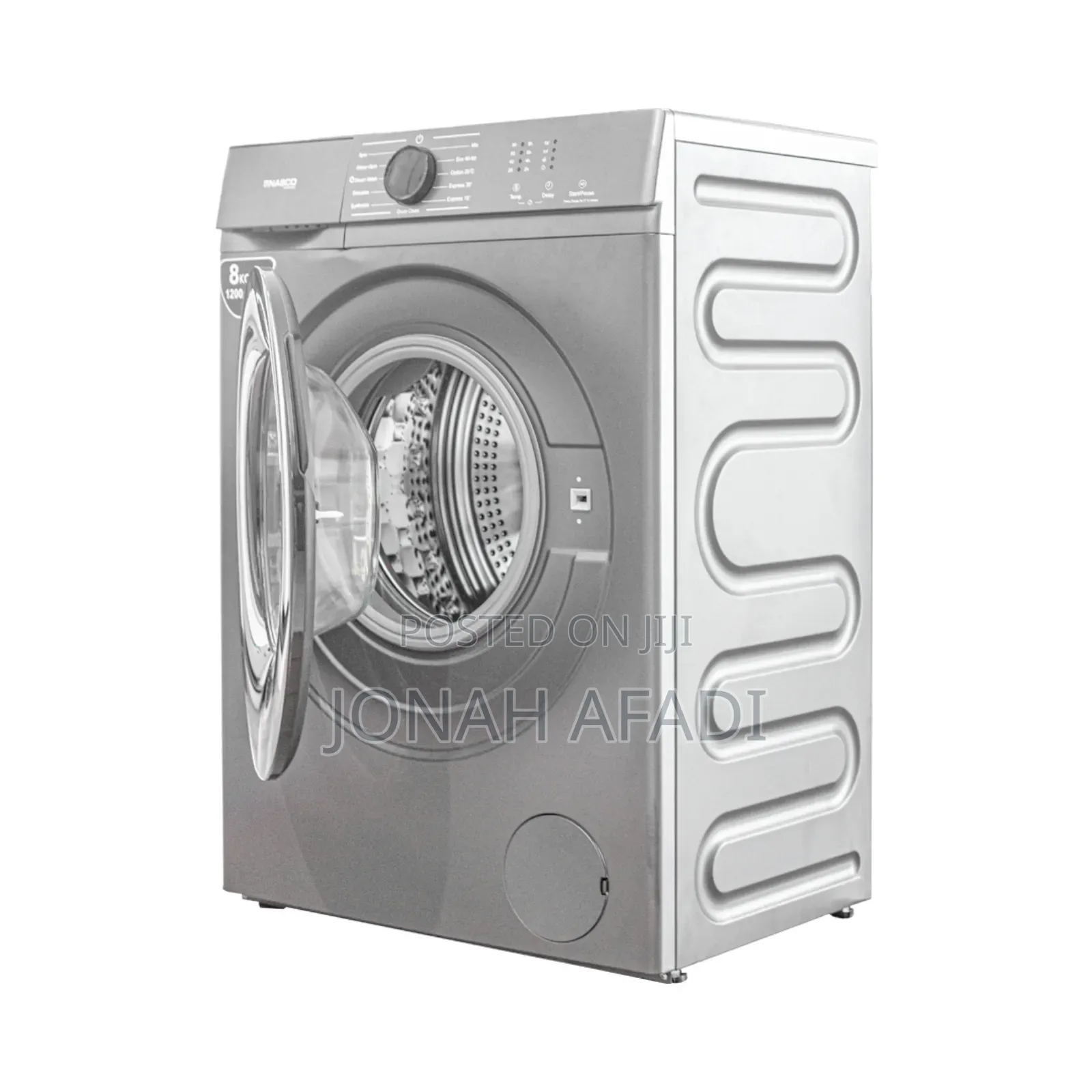Nasco 8kg Front Load Washing Machine-Nasfl-J8kg-S