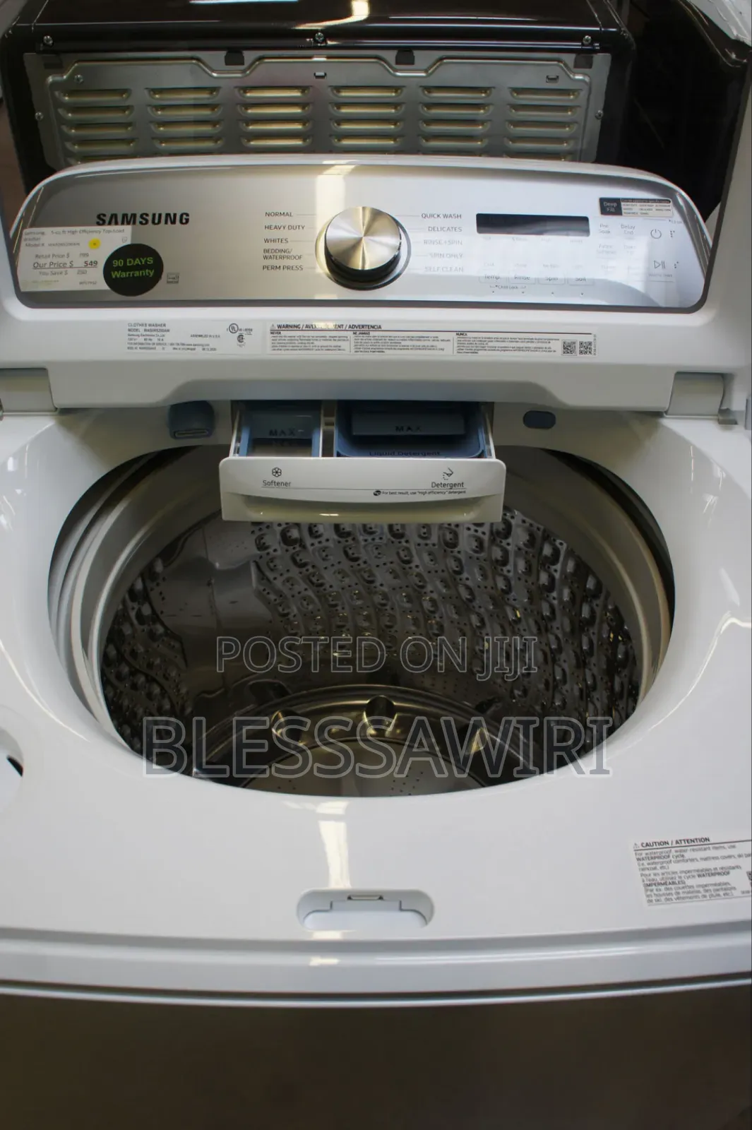Samsung Large Top Load Washing Machine From Usa