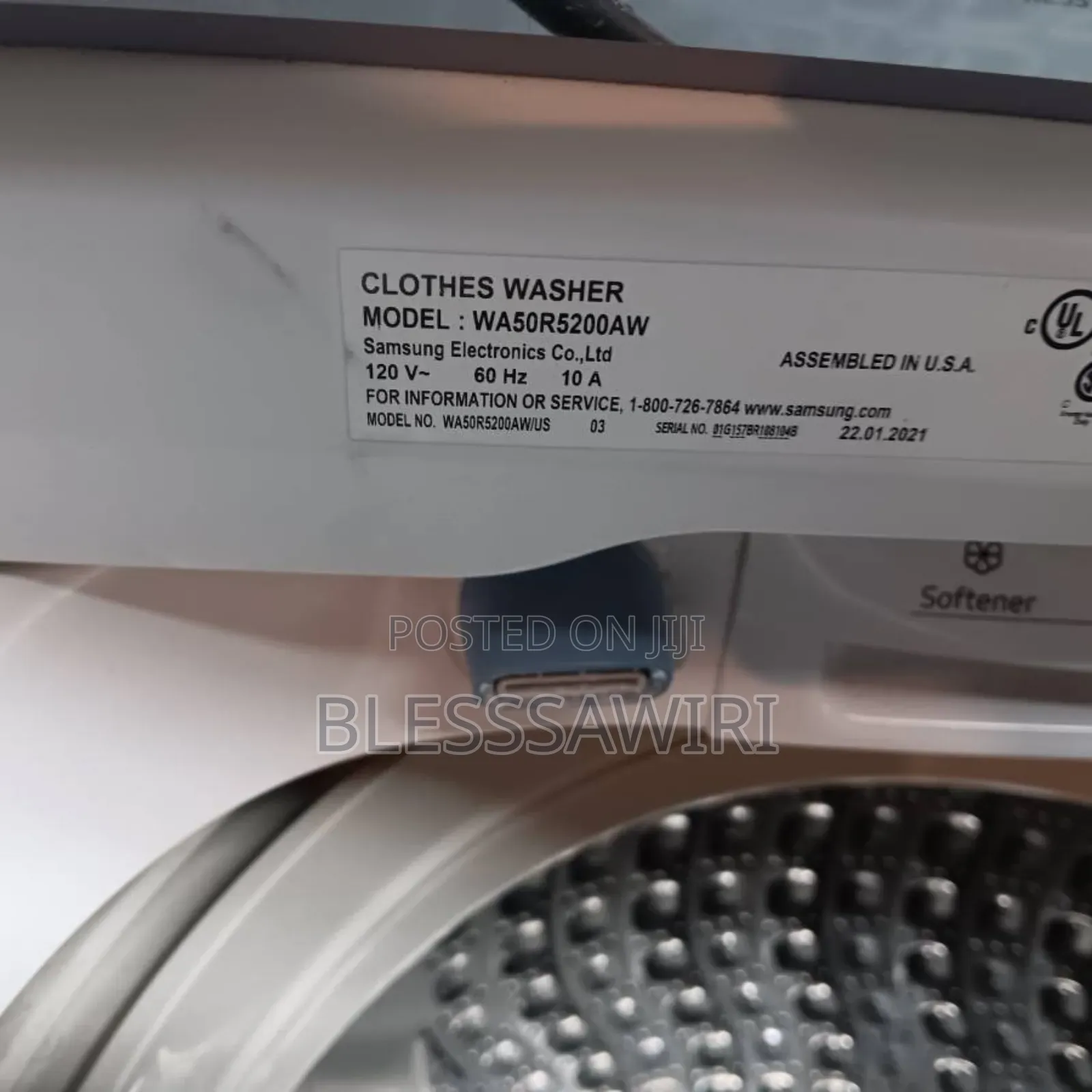 Samsung Large Top Load Washing Machine From Usa