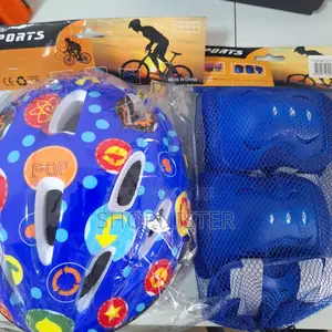 Kids Protective Head and Knee Gears Blue