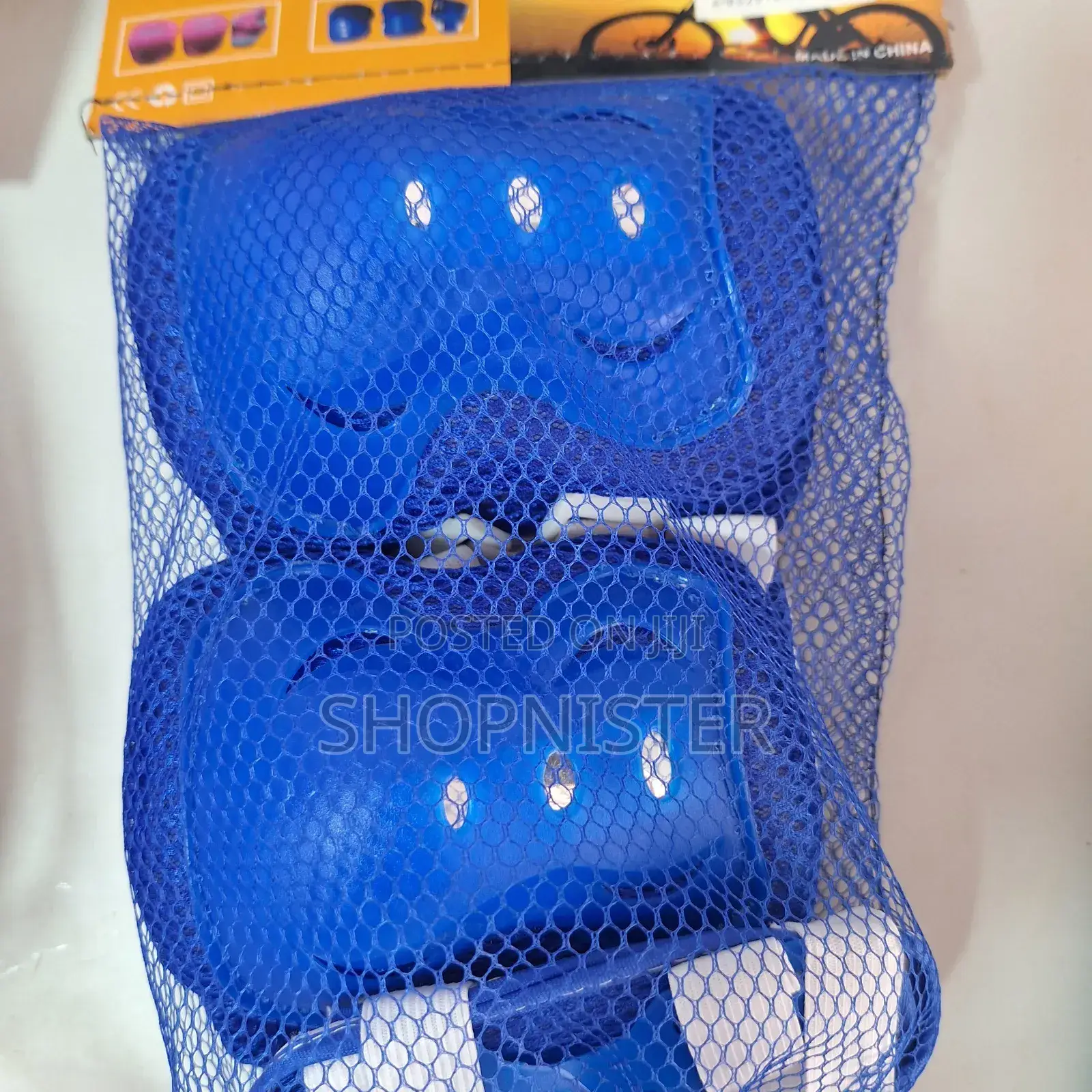 Kids Protective Head and Knee Gears Blue