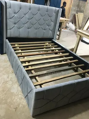 Fascinating Gray Double Bedframe 54x75// Available For Delivery