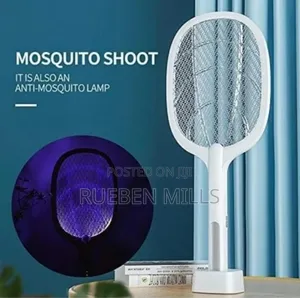 Handheld Chargeable Mosquito Killer Bat Swatter With Stand