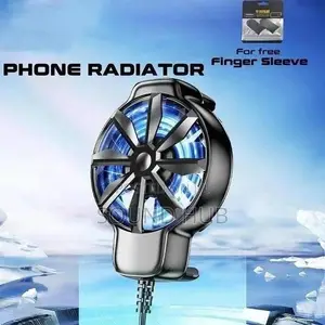 Phone Cooler Fan Radiator With Free Finger Sleeves