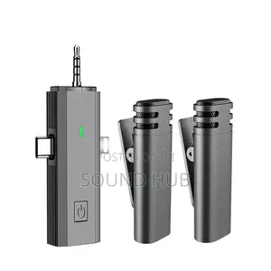 Wireless Lapel Microphone Type-C for iPhone Android iPad