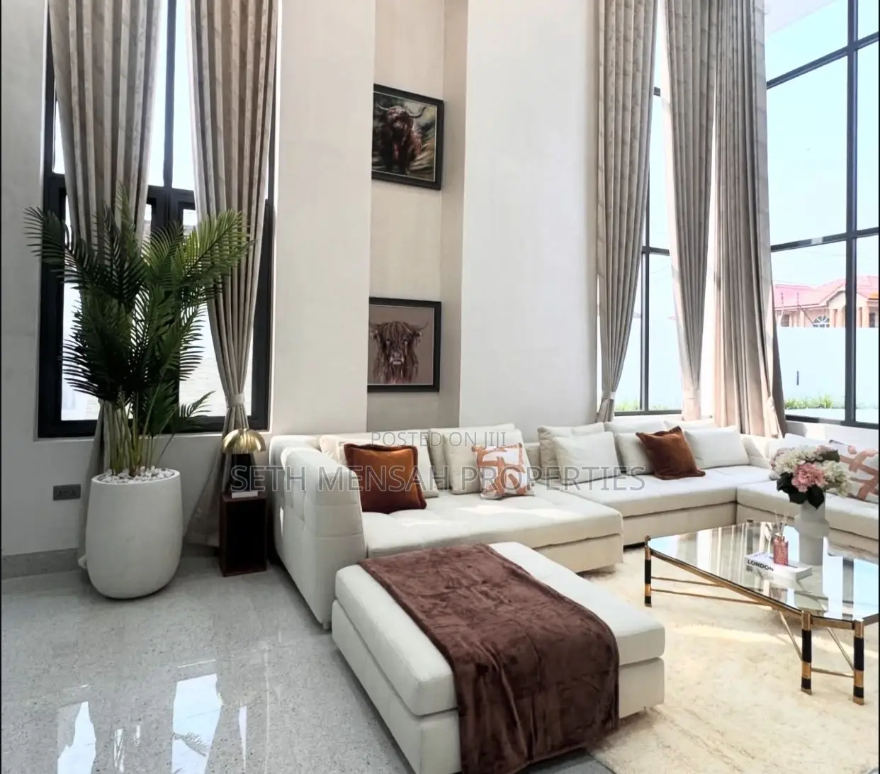 Furnished 4bdrm House in Skm Property, Adjiriganor for sale