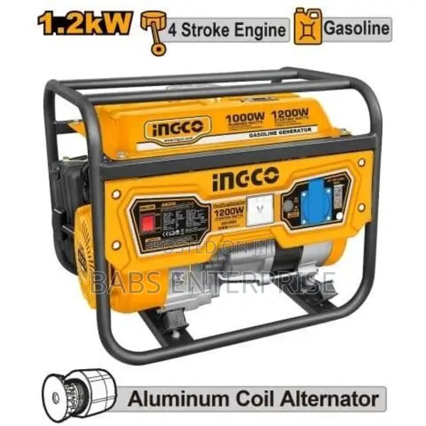 Ingco Gasoline Generator 1.2KW - GE15005