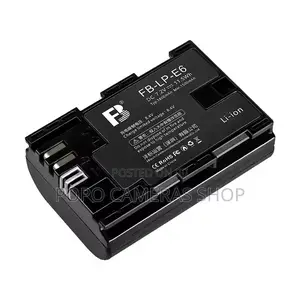 FB LP-E6 Battery ( for Canon 6D, 5D Mark 4,3,2 , 90D, R Et