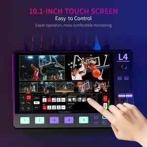Feelworld L4 Multi-camera Video Mixer Switcher 10.1" Screen