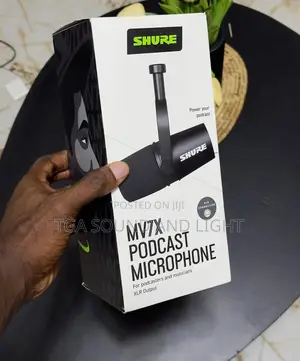 Shure Mv7x Podcast Microphone Set