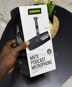 Shure Mv7x Podcast Microphone Set