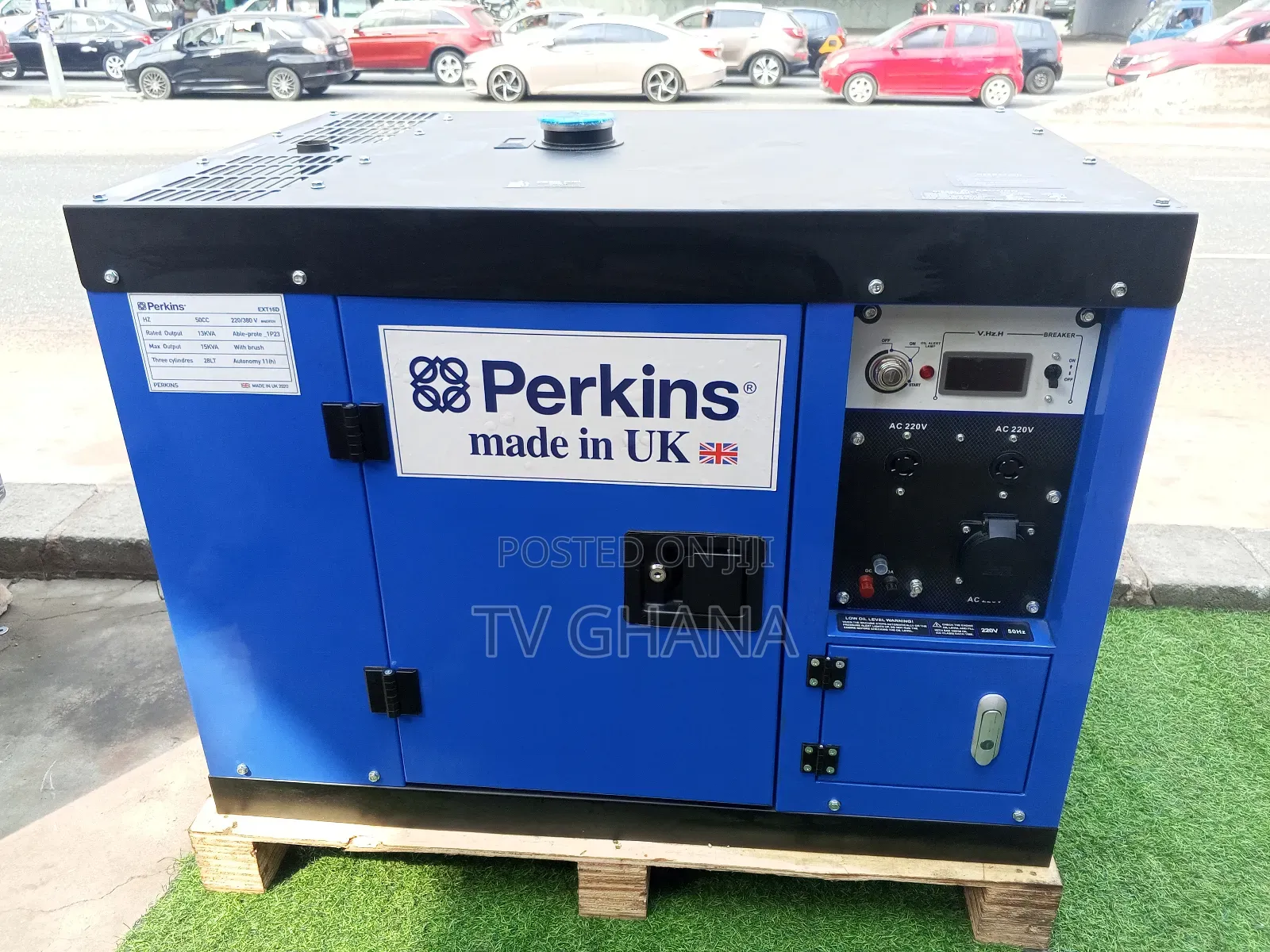 15kva Black and Blue Generator Strong Perkins Generator