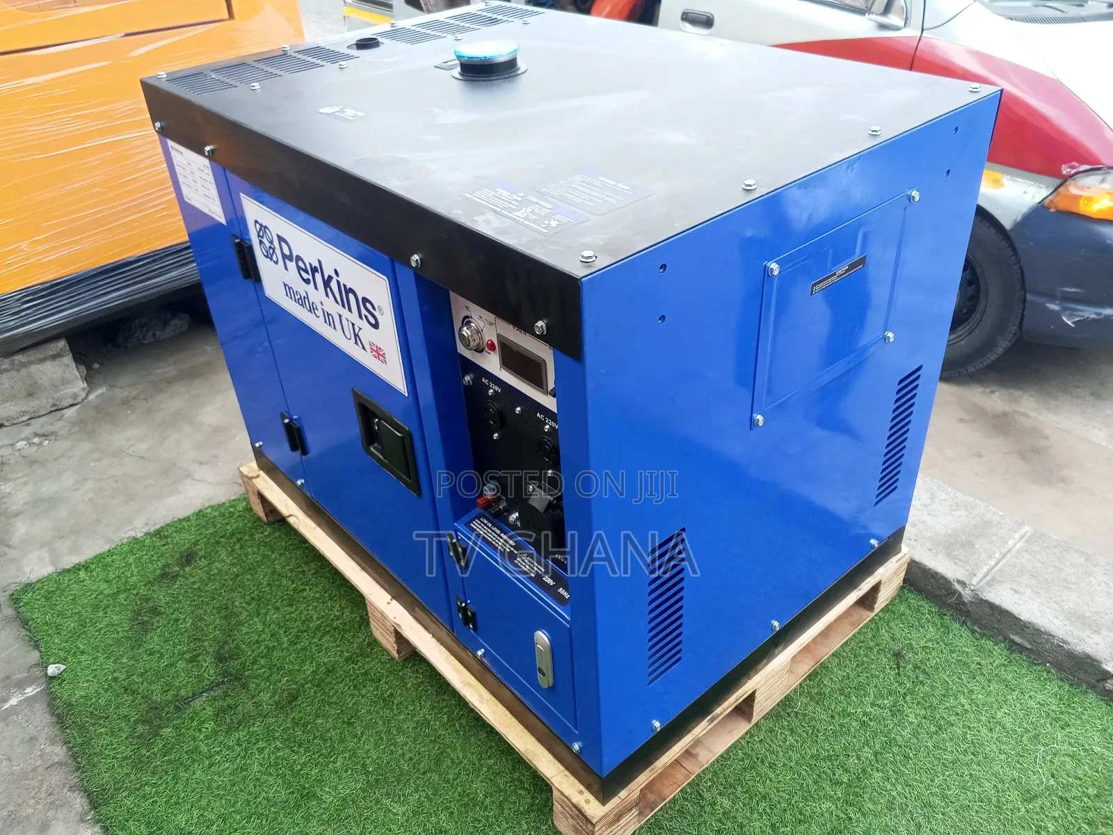 Standard 15kva Generator Generator Black and Blue Perkins