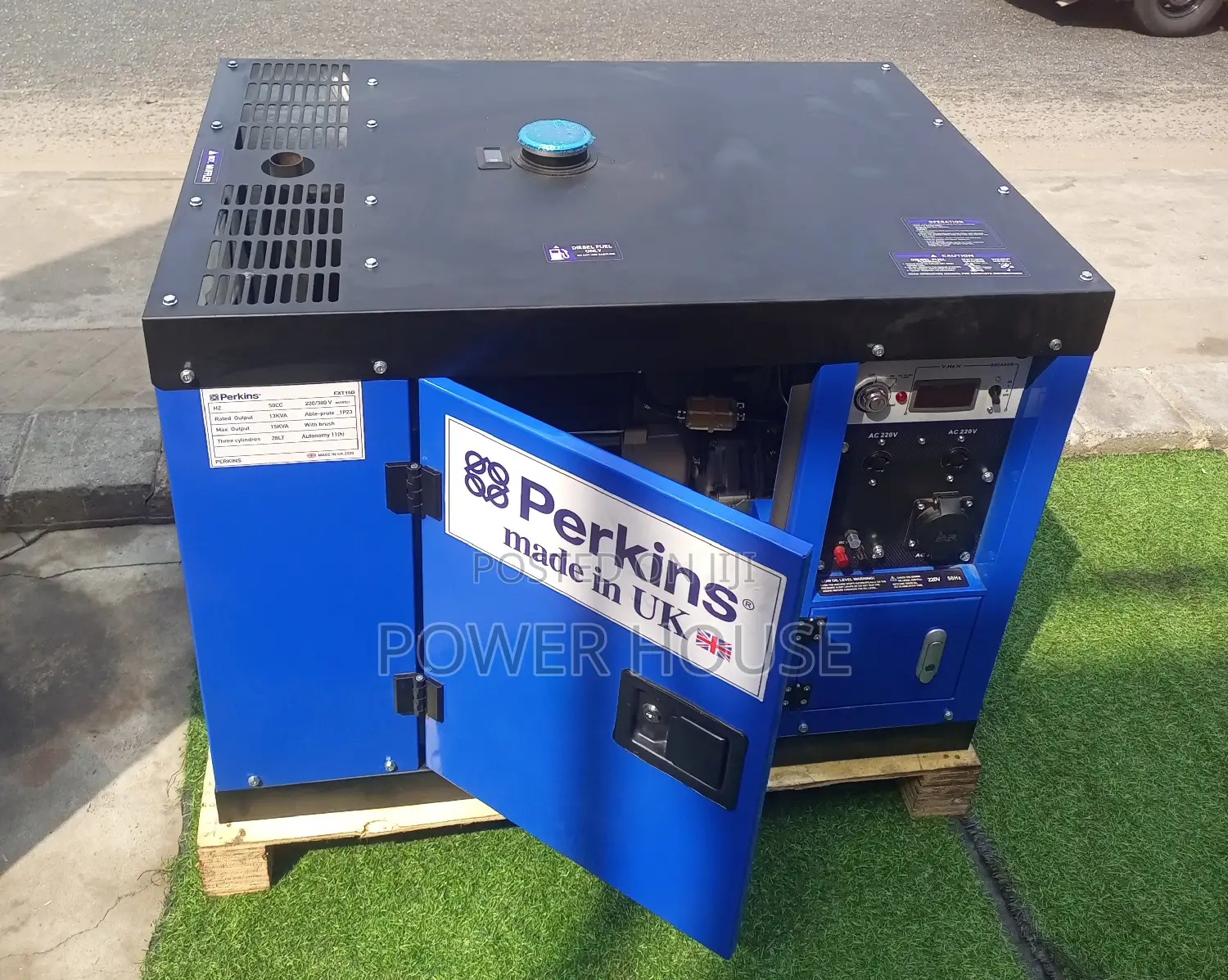 Convalescent Generator 15kva Perkins Generator 16500w 230v