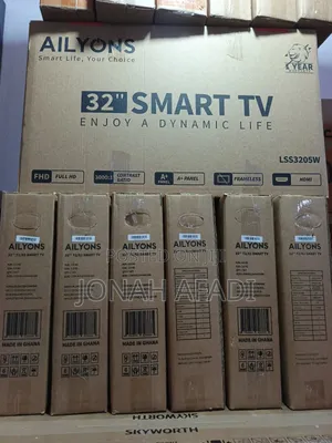 Ailyons 32′′ Android Smart Frameless Led Tv,Youtube, Netflix