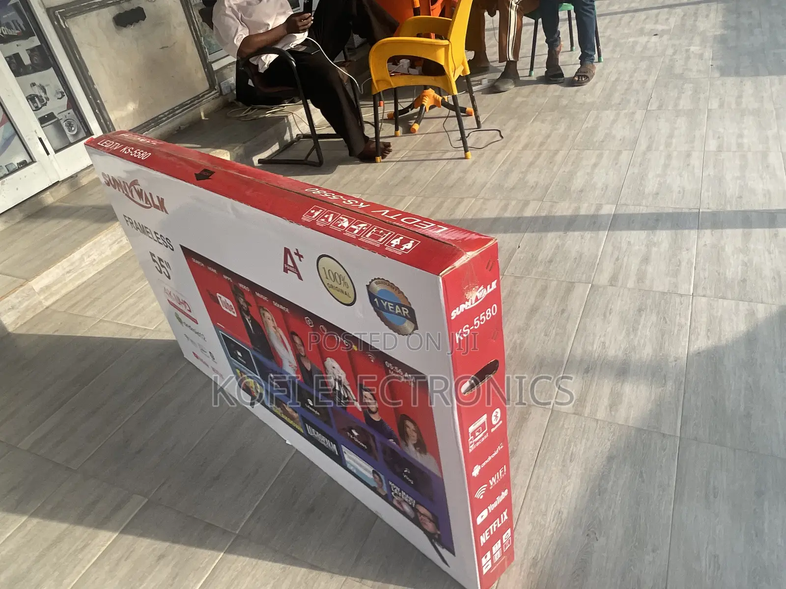 New Sunnywalk 55′′4K Android Smart W/Bluetooth Connectivity