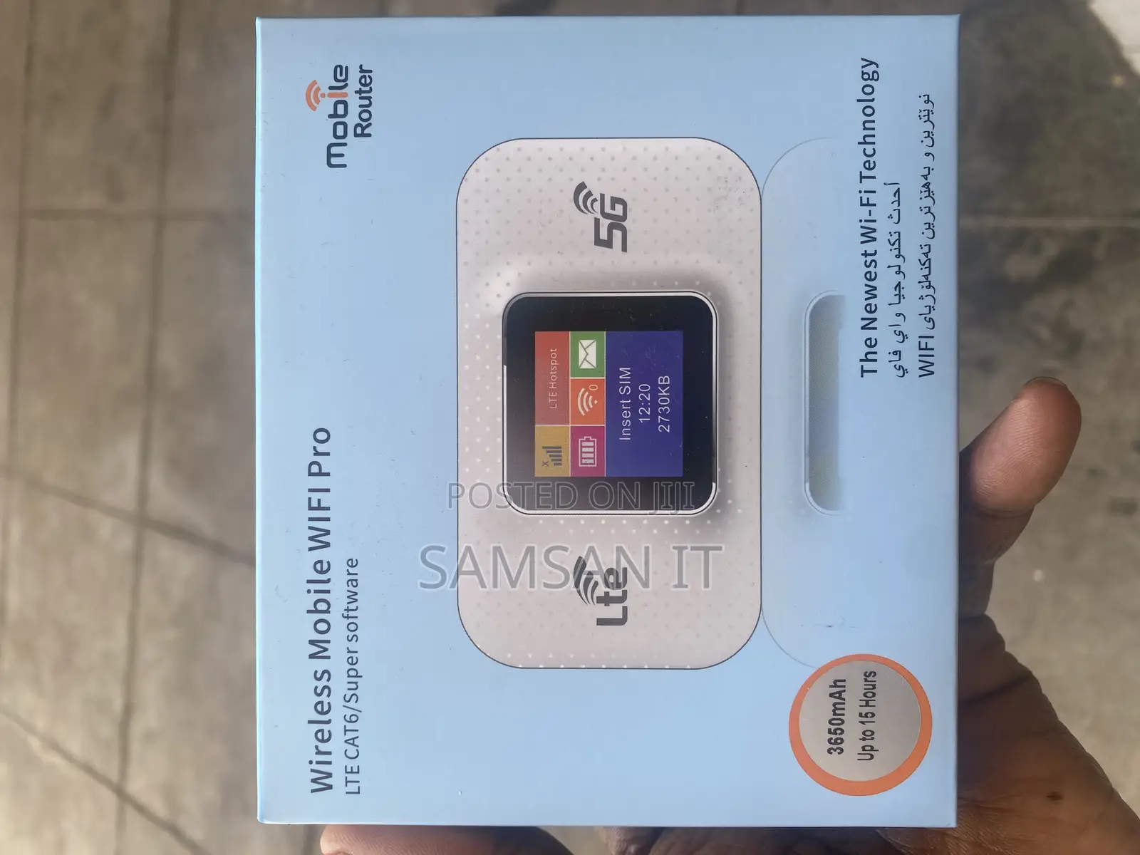 Universal Unlocked 4g/5g Mifi Modem With Screeb
