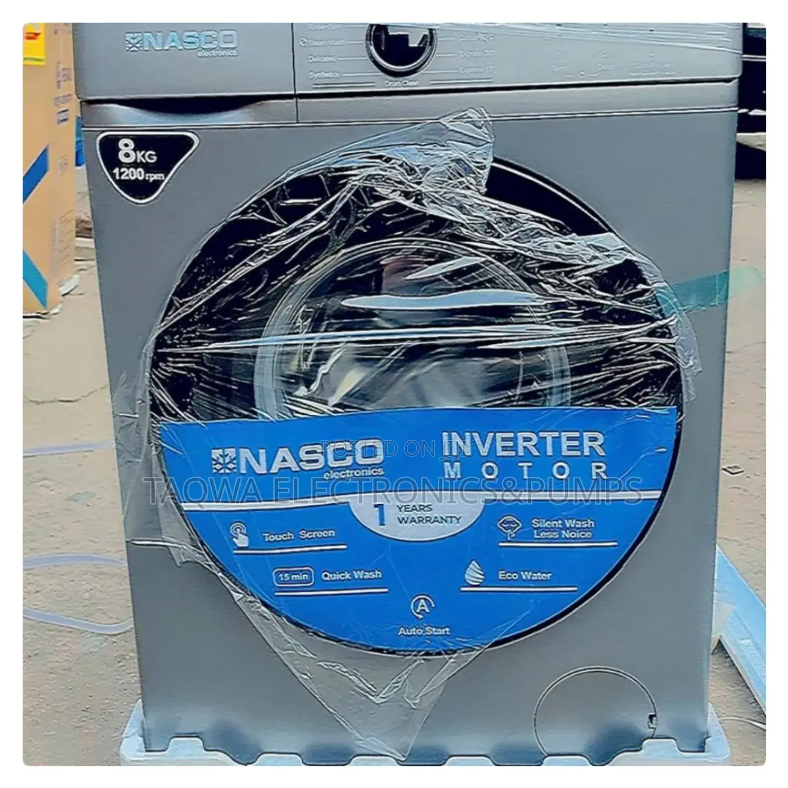 Energy Efficiency Class Nasco 8.0kg Front Load