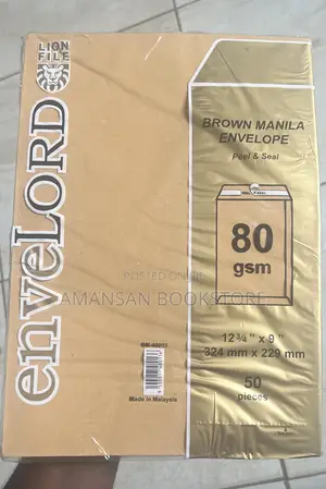 Brown Manila Envelope (50 Pieces)