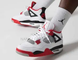 Air Jordan 4 Red And White