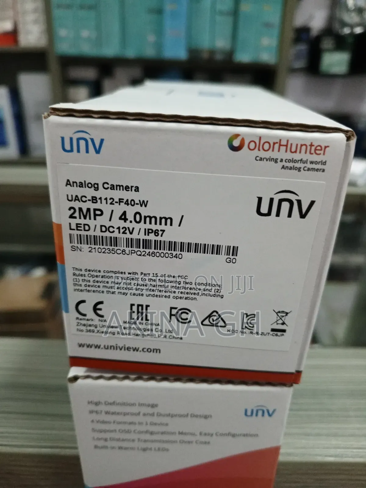 Unv Uniview 2mp Full Color Audio Bullet Analog Camera