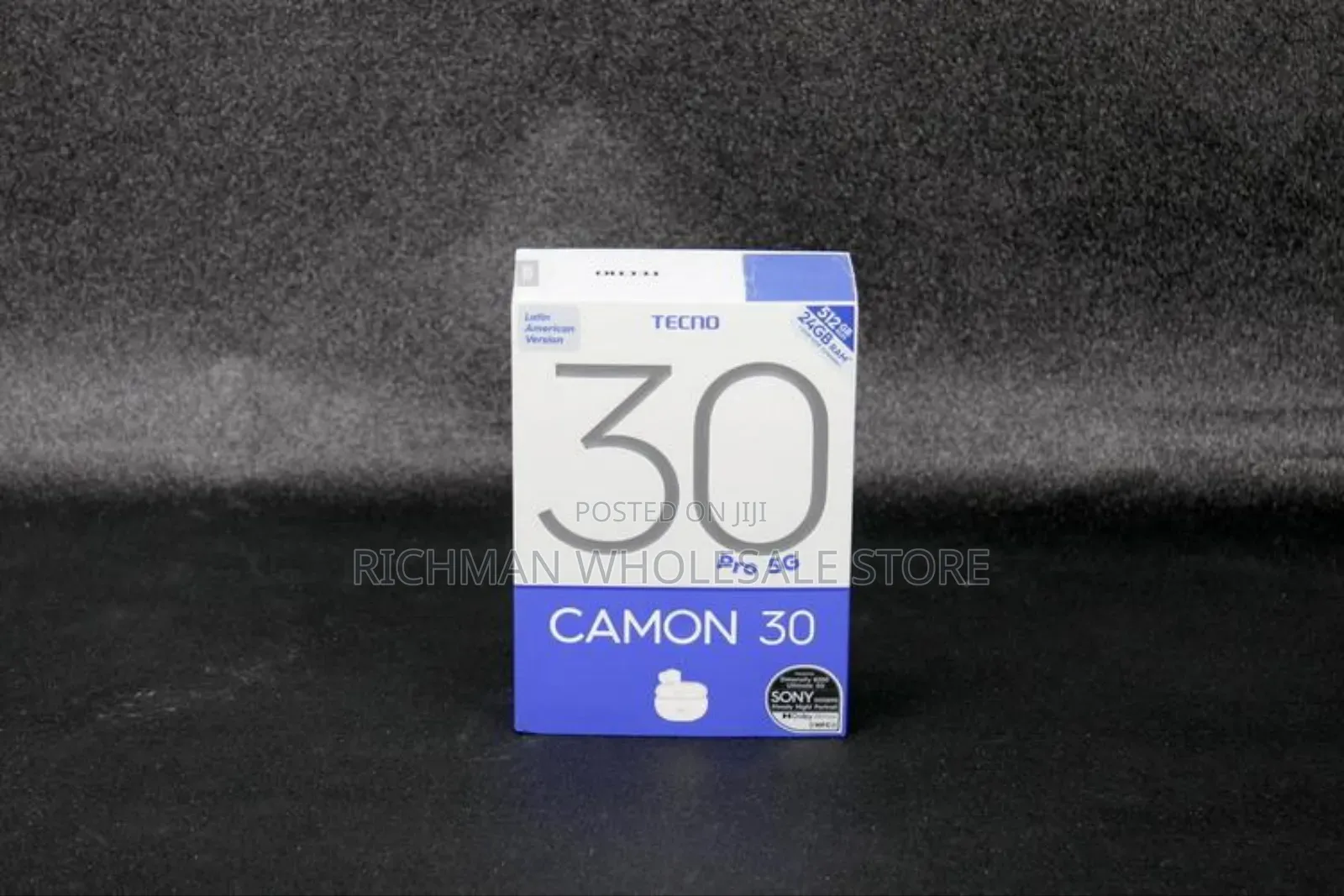 New Tecno Camon 30 Pro 5G 256 GB Black